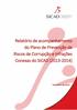 Relatório de acompanhamento do Plano de Prevenção de Riscos de Corrupção e Infrações Conexas do SICAD ( )