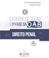 Ana Cristina Mendonça Cristiane Dupret CADERNO DE TREINO 2ª FASE DA PARA A DIREITO PENAL. 2 a. edição. revista, atualizada e ampliada