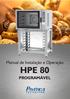Manual de Instalação e Operação HPE 80 PROGRAMÁVEL