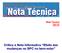 Nota Técnica Número 204 Abril de Crítica à Nota Informativa Efeito das mudanças no BPC no bem-estar