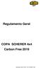 Regulamento Geral COPA SCHERER 4x4 Carbon Free 2019