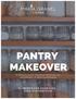 Pantry makeover. Serviço Pantry makeover. Modalidades e condições gerais