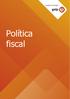 Política fiscal. Principais preocupações