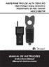 AMPERÍMETRO DE ALTA TENSÃO High Voltage Clamp Ammeters Amperímetro de Alta Tensión HDC2550T/R