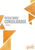 Resultados Consolidados 2015 Informação Privilegiada 1