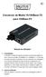 Conversor de Media 10/100Base-TX para 100Base-FX