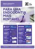 PARA UMA ENDODONTIA MAIS RENTÁVEL