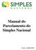 Manual do Parcelamento do Simples Nacional