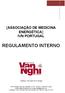 REGULAMENTO INTERNO. Instituto Van Nghi de Portugal