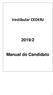Vestibular CEDERJ 2019/2. Manual do Candidato
