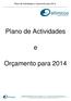 Plano de Actividades