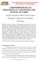 A HISTORIOGRAFIA DA LÍNGUÍSTICA E A GRAMÁTICA DE MANUEL ÁLVARES