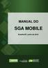 MANUAL DO SGA MOBILE. Brasília/DF, junho de 2019.