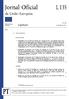 Jornal Oficial da União Europeia L 135. Legislação. Atos não legislativos. 60. o ano. Edição em língua portuguesa. 24 de maio de 2017.