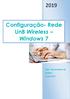 Configuração- Rede UnB Wireless Windows 7