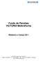 Fundo de Pensões VICTORIA Multireforma Relatório e Contas 2011