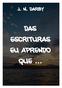 Título: Das Escrituras eu aprendo que... Autor: J. N. Darby. Literaturas em formato digital: