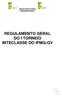 SERVIÇO PÚBLICO FEDERAL MINISTÉRIO DA EDUCAÇÃO REGULAMENTO GERAL REGULAMENTO GERAL DO I TORNEIO INTECLASSE DO IFMG-GV