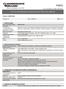 FICHA DE INFORMAÇÕES DE SEGURANÇA DE PRODUTOS QUÍMICOS. Revisão: 03 Data: 19/08/2014 Página: 1/ 6