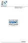 GSINC. Sincronizador Digital. Manual de Operação Revisão 03 de 13 de Dezembro de 2007 Versão Software 1.1.X MGBR03206