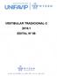 VESTIBULAR TRADICIONAL C EDITAL Nº 05