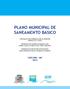 PLANO MUNICIPAL DE SANEAMENTO BÁSICO