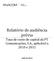 Relatório de audiência prévia Taxa de custo de capital da PT Comunicações, S.A., aplicável a 2010 e (Julho de 2011)